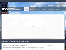 Tablet Screenshot of niagarastructuralsteel.com